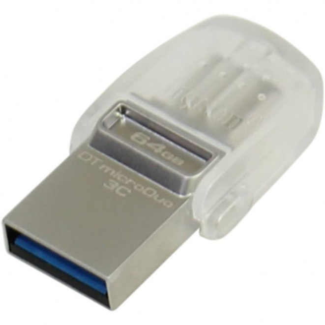 Kingston DataTraveler MicroDuo 3C USB Flash Drive 64GB